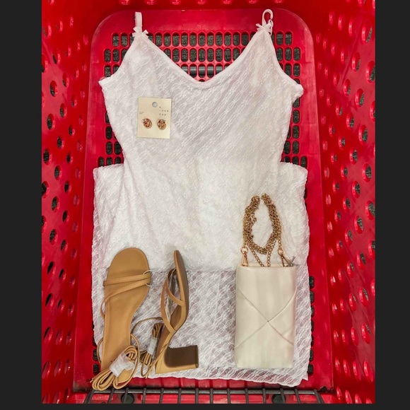 A New Day Marcia Women's Beige Lace up Heels Memory Foam Insole - Picture 8 of 9